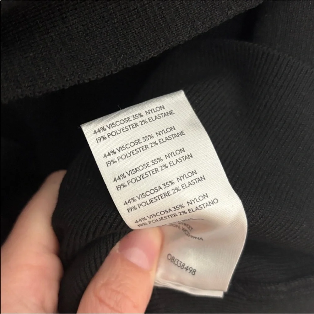 Anthropologie Daily Practice Polo Knit Mini Dress in Black (Price Firm) - Picture 8 of 8